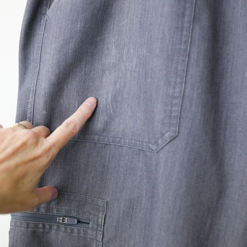 FIGS‎ Scrub Pants Technical Collection Mens XL Grey TM3001 Cargo Medical PO 1897